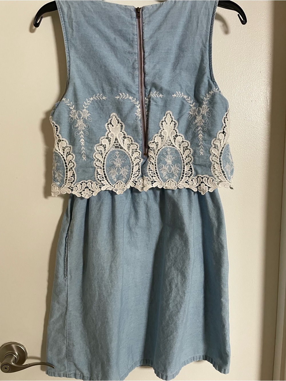 Maison Jules Provence Chambray Dress S - Picture 2 of 8